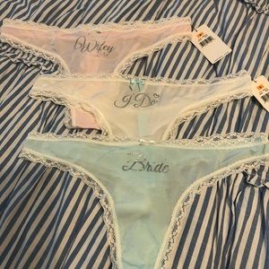 Bridal Thong Underwear